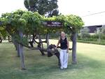 Julia at Sandalford's Winery, March 2004