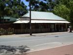 The "heart" of Parkerville.  Parkerville general store in right half, Jane Brook Restaurant in left half.  19th centur