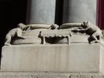 Decorative window ledges, National Archive Building, Kildare Street, Dublin