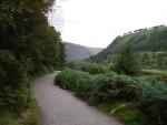 On the pathway leading towards Glendalough