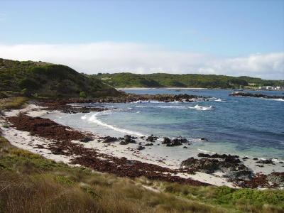 Big Bay - walking towards town from the cottage